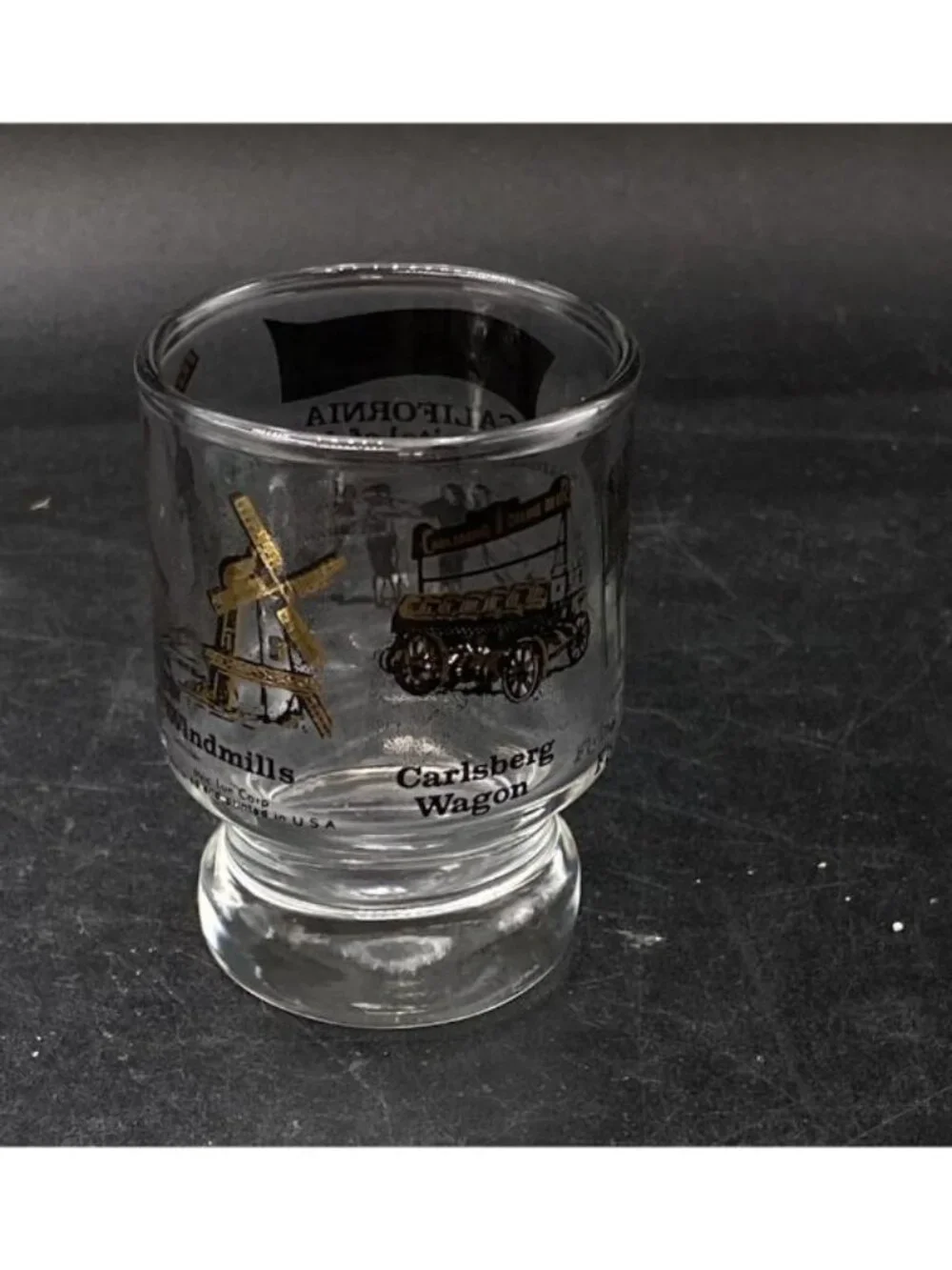 Solvang California State Landmark Windmill Shot Glass Danish Capitol of America